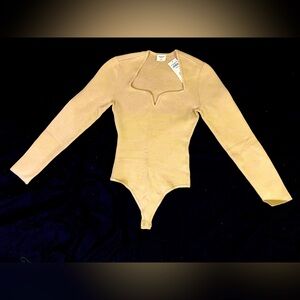 Abercrombie & Fitch Bodysuit Tan Women A&F Brown